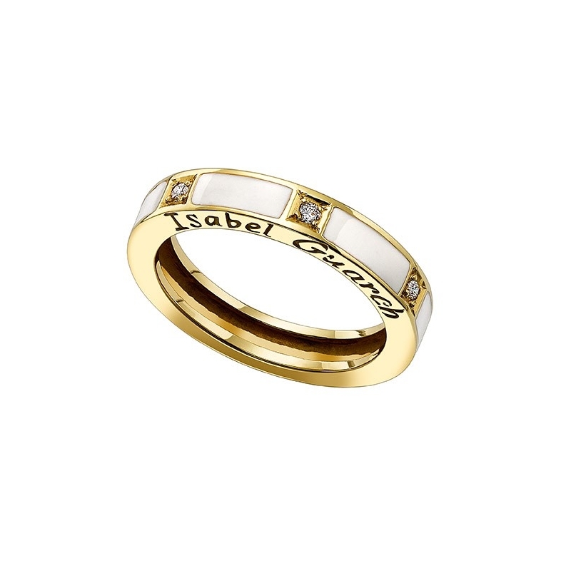 ISABEL GUARCH COLORS GOLD AND DIAMONDS RING
