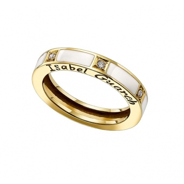 ISABEL GUARCH ANILLO COLORS ORO Y BRILLANTES