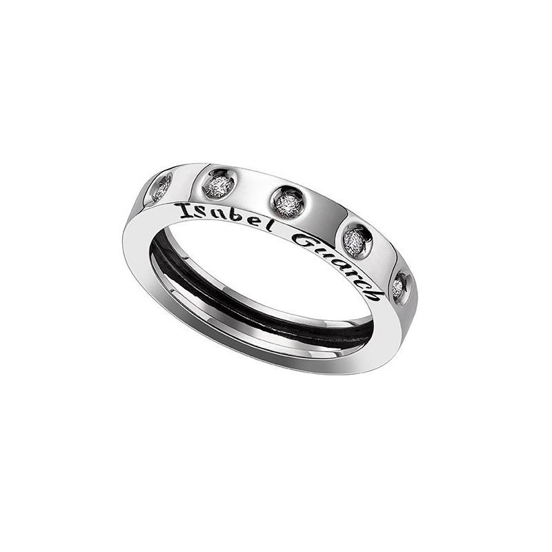 ISABEL GUARCH COLORS GOLD AND DIAMONDS RING
