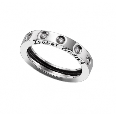 ISABEL GUARCH ANILLO COLORS ORO Y BRILLANTES