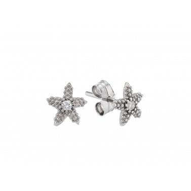 PENDIENTES ESTEL ORO BLANCO...