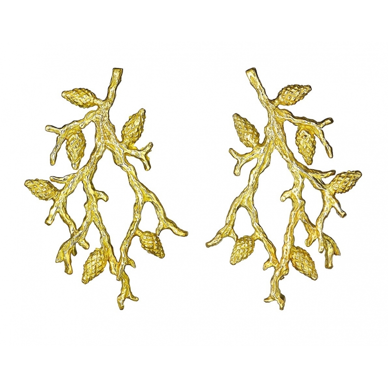 ISABEL GUARCH FORMENTOR GOLD EARRINGS
