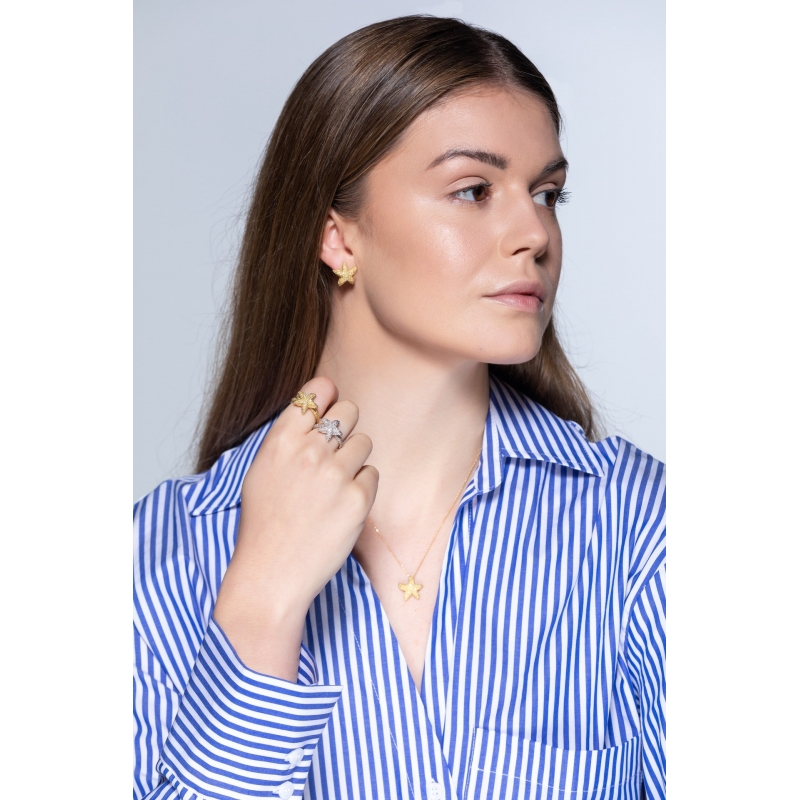 Estel Yellow gold pendant