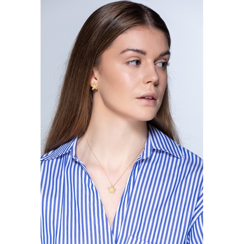Estel Yellow gold pendant