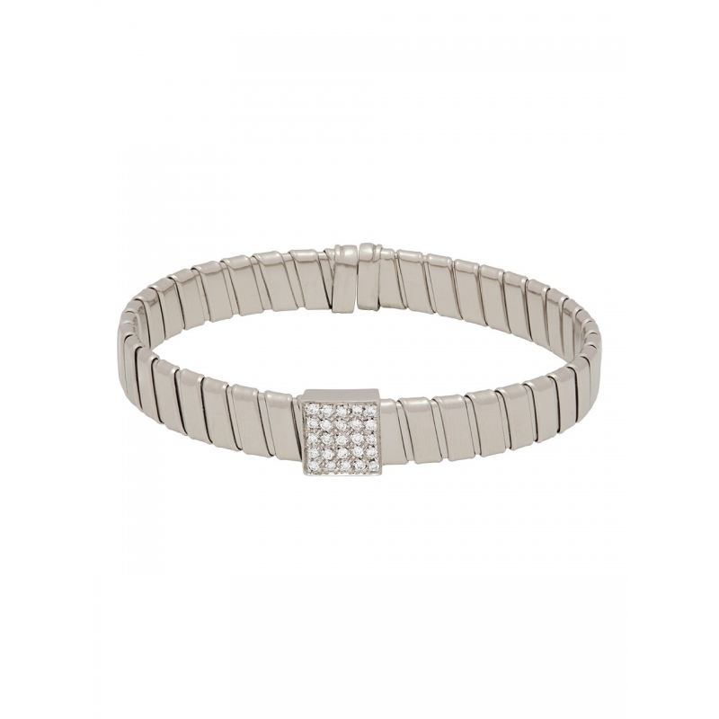 Yellow gold bracelet and brilliants