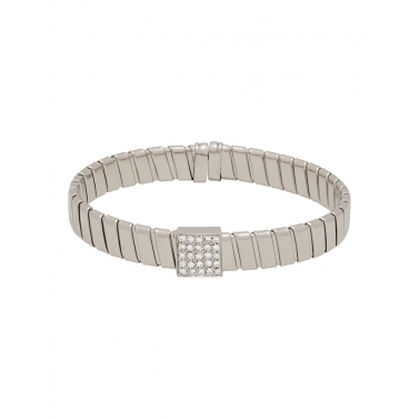 Brazalete de oro amarillo y brillantes