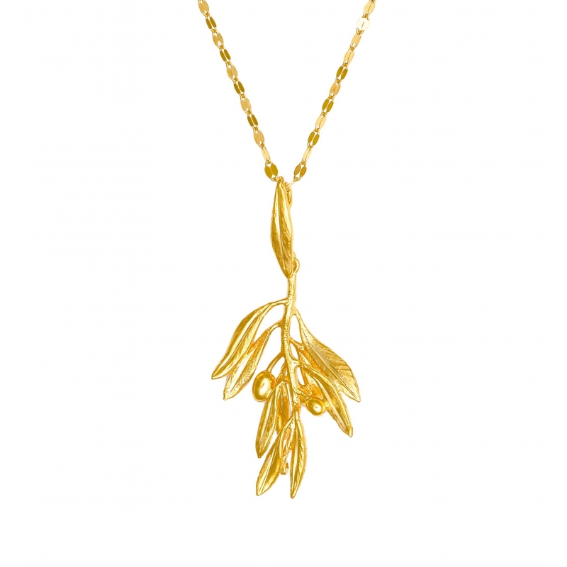 ISABEL GUARCH COLLAR OLIVO ORO ISABEL GUARCH COLLAR OLIVO ORO