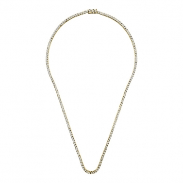 COLLAR RIVIERE ORO Y DIAMANTE