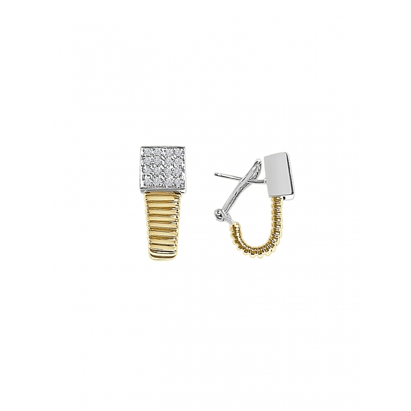 GOLD AND DIAMONDS EARRINGS