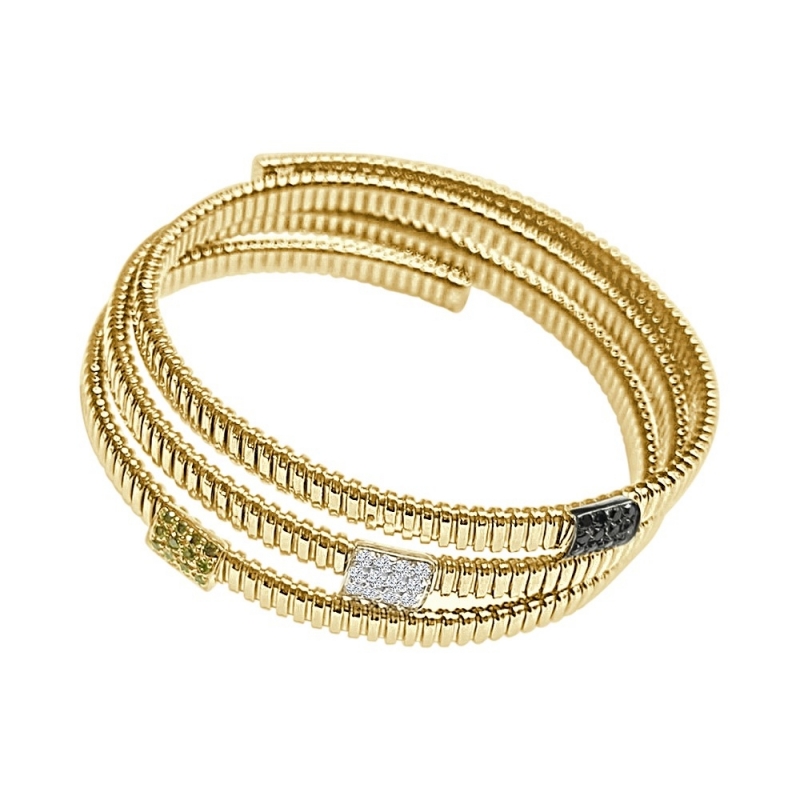 ISABEL GUARCH GOLD AND DIAMONDS BRACELET