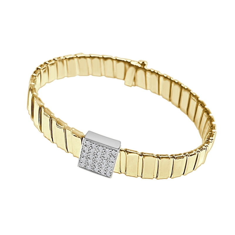 ISABEL GUARCH GOLD AND DIAMONDS BRACELET