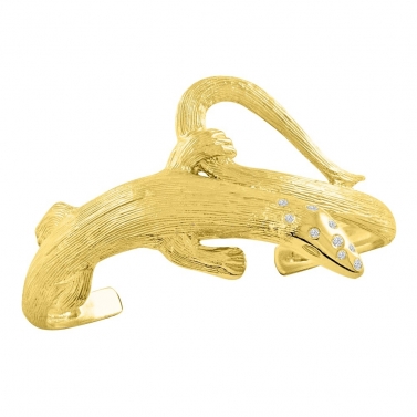ISABEL GUARCH BRAZALETE SARGANTANA PLATA Y BRILLANTES
