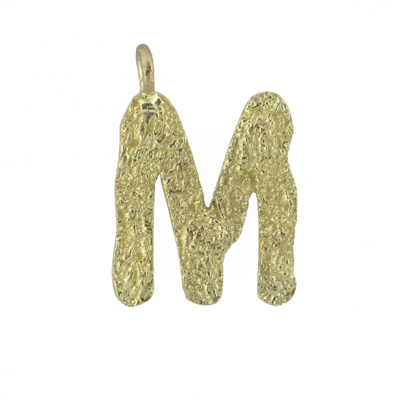 ISABEL GUARCH NOMS GOLD LETTER M PENDANT
