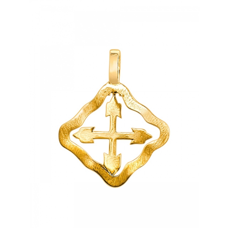 ISABEL GUARCH COLGANTE CREU ORO