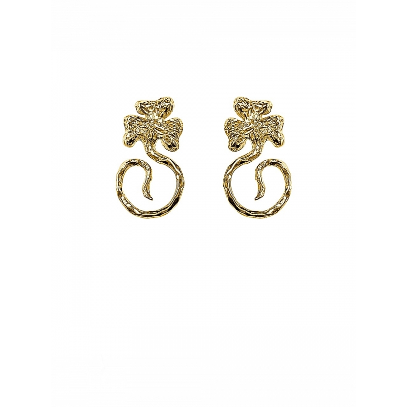 ISABEL GUARCH MODERNISMO 1903 GOLD EARRINGS
