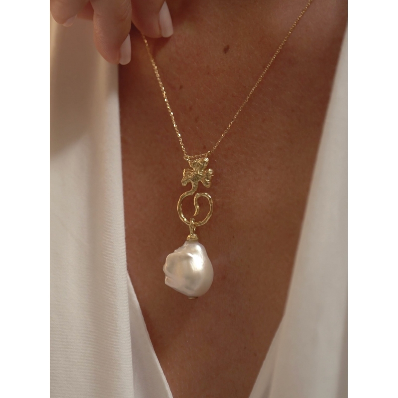 ISABEL GUARCH MODERNISMO 1903 GOLD NECKLACE