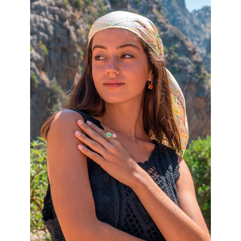 CALOBRA GOLD AND QUARTZ RING