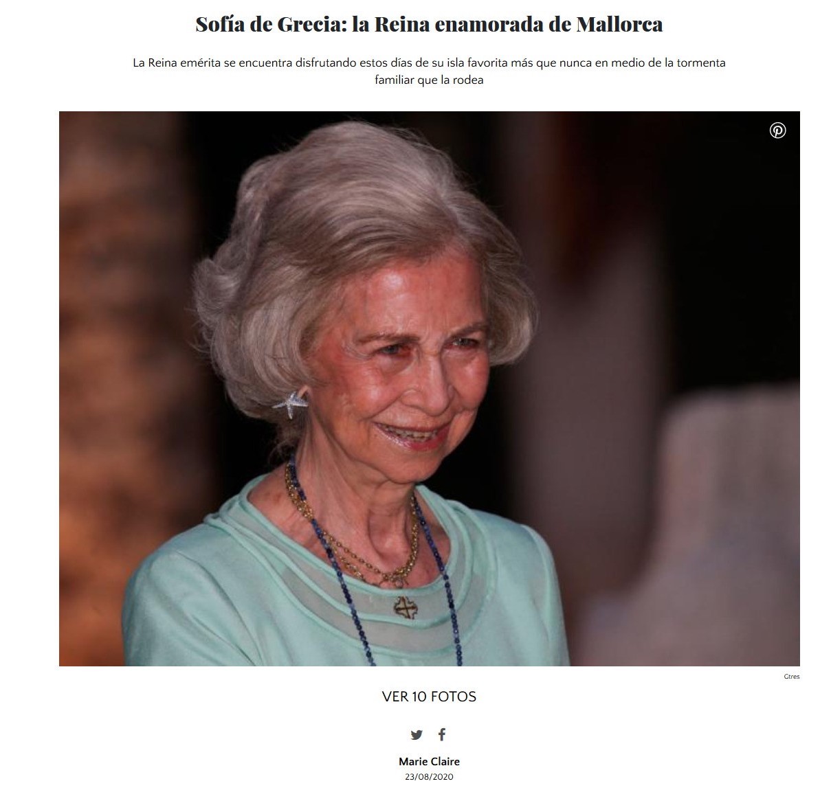Artículo en Vanity fair