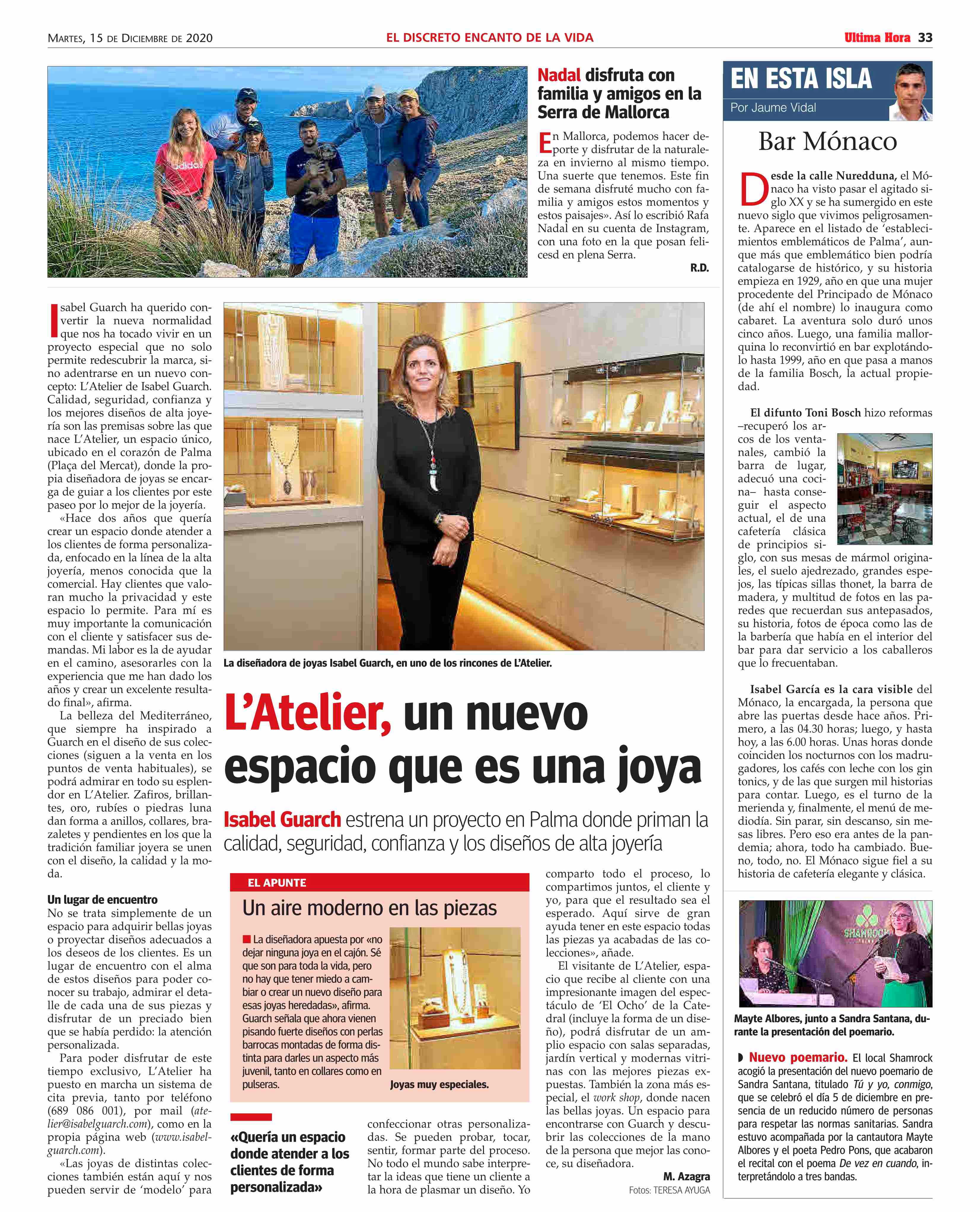 Periódico ÚLTIMA HORA diciembre 2020