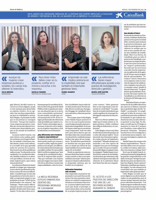 Isabel Guarch en el Programa Wengage de CaixaBank