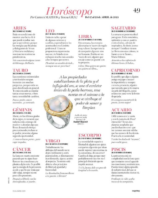 Revista MUJER HOY abril 2021