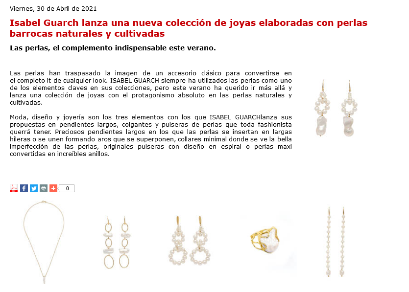 Nueva colección de perlas