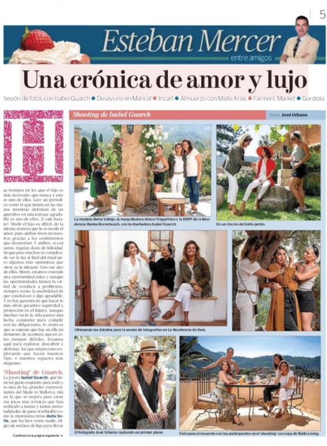 Día de shooting en Isabel Guarch