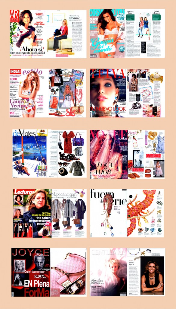Isabel Guarch en las revistas más exclusivas en este primer semestre